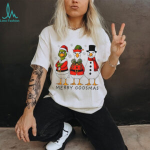 Cute Christmas Goose Movie Characters Merry Goosmas 2025 shirt