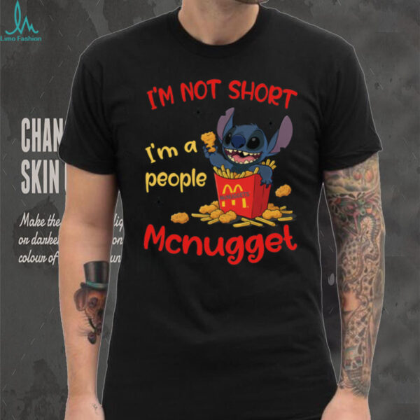 Cute Stitch with McNuggets T shirt
