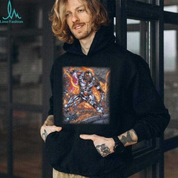 DC Shop Cyborg Man To Machine Graphic TShirt