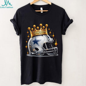 Dallas Cowboys Crowned King Helmet T Shirt