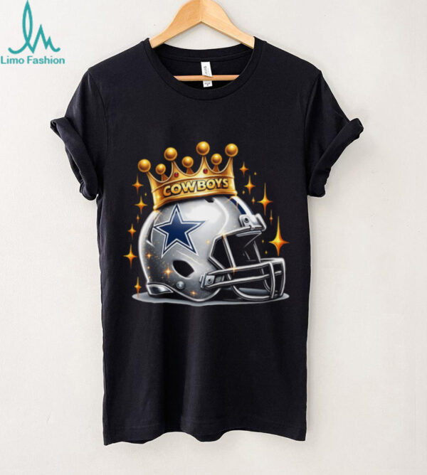 Dallas Cowboys Crowned King Helmet T Shirt