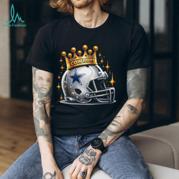 Dallas Cowboys Crowned King Helmet T Shirt