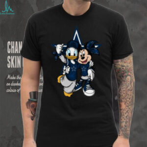 Dallas Cowboys Donald and Minnie Mouse T Shirt