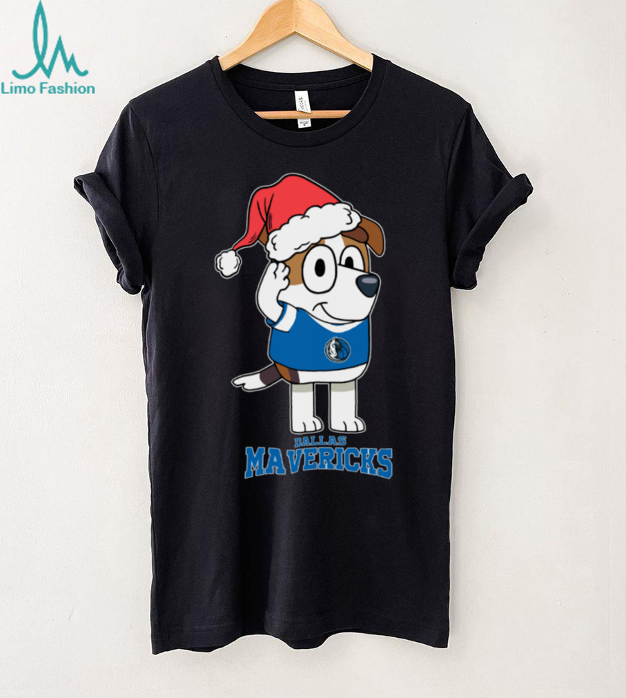 Dallas Mavericks Bluey Jack Christmas Cute TShirt Dallas Mavericks Bluey Jack Christmas Cute TShirt