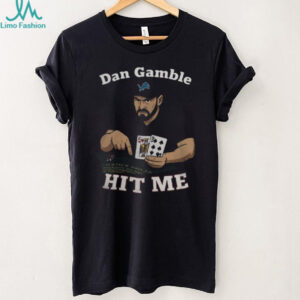 Dan Gamble Hit Me Detroit Football T Shirt