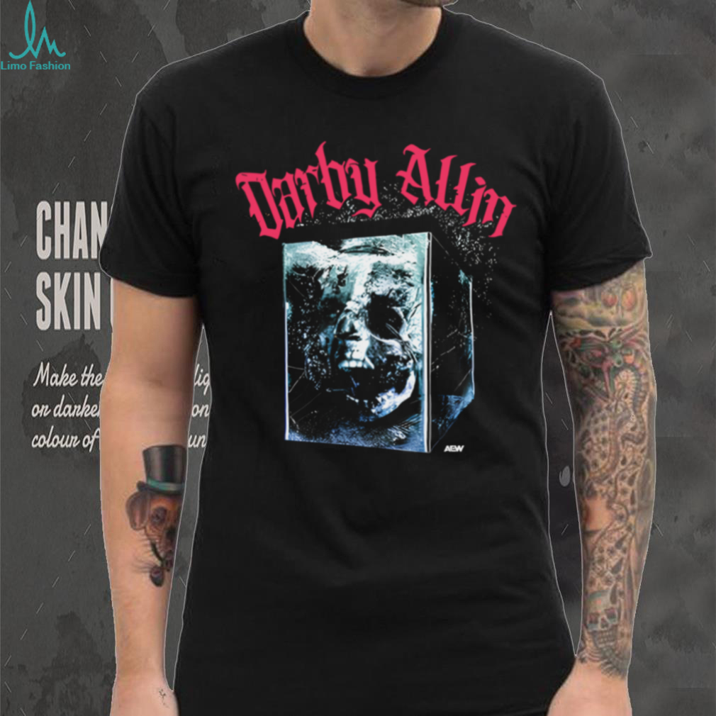 Darby Allin Will Never Quit Double Sided Skull Grunge TShirt Darby Allin Will Never Quit Double Sided Skull Grunge TShirt