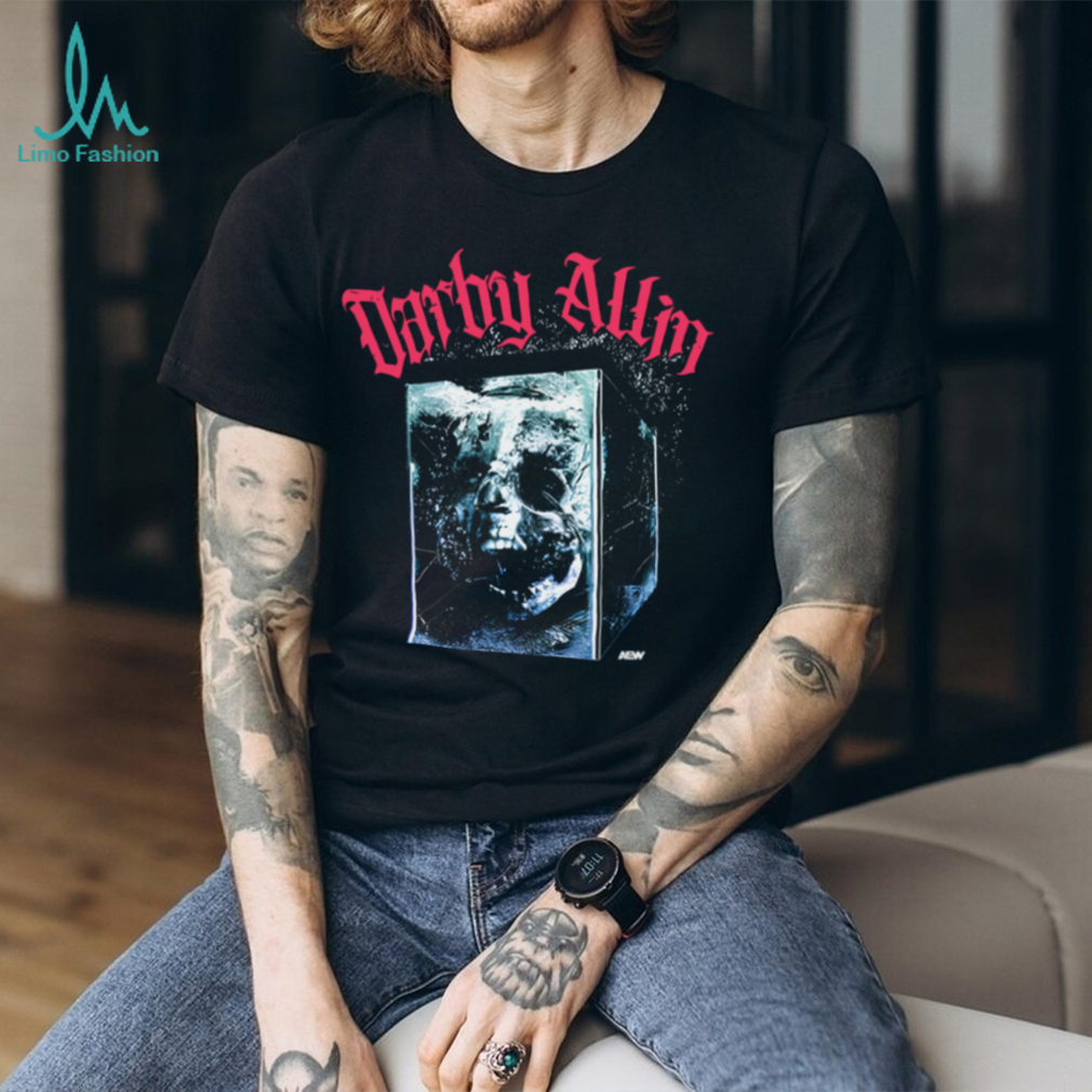 Darby Allin Will Never Quit Double Sided Skull Grunge TShirt Darby Allin Will Never Quit Double Sided Skull Grunge TShirt