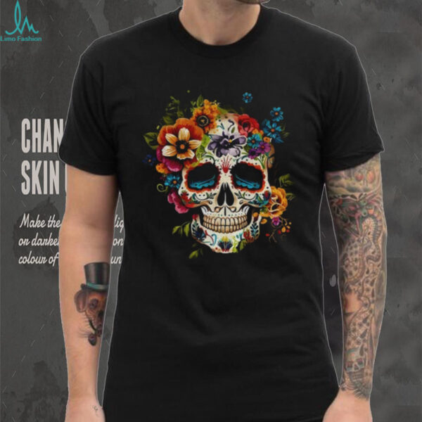 Day Of The Dead Sugar Skull Dia De Los Muertos shirt