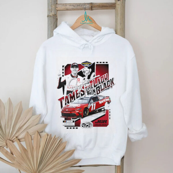 Denny Hamlin Tames the Lady in Black 2025 Goodyear 400 Race Winner graphic shirt