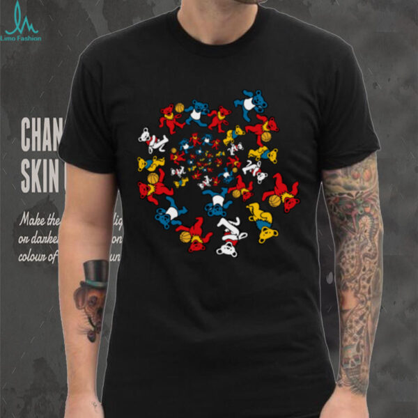 Denver Nuggets 2025 Grateful Dead Band Sixty Years So Far T Shirt