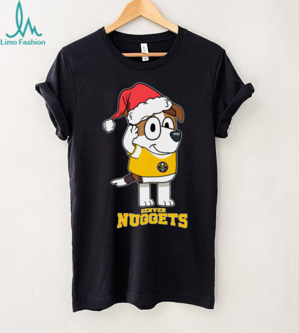 Denver Nuggets Bluey Jack Christmas Cute TShirt