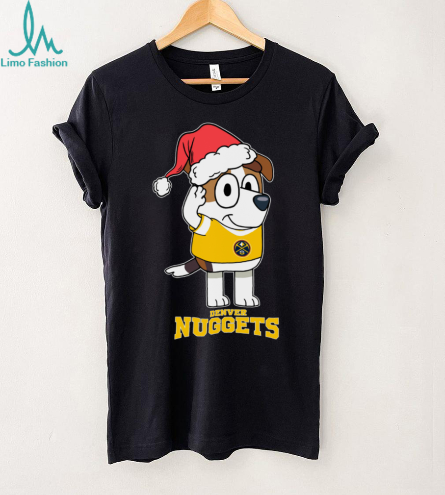 Denver Nuggets Bluey Jack Christmas Cute TShirt Denver Nuggets Bluey Jack Christmas Cute TShirt