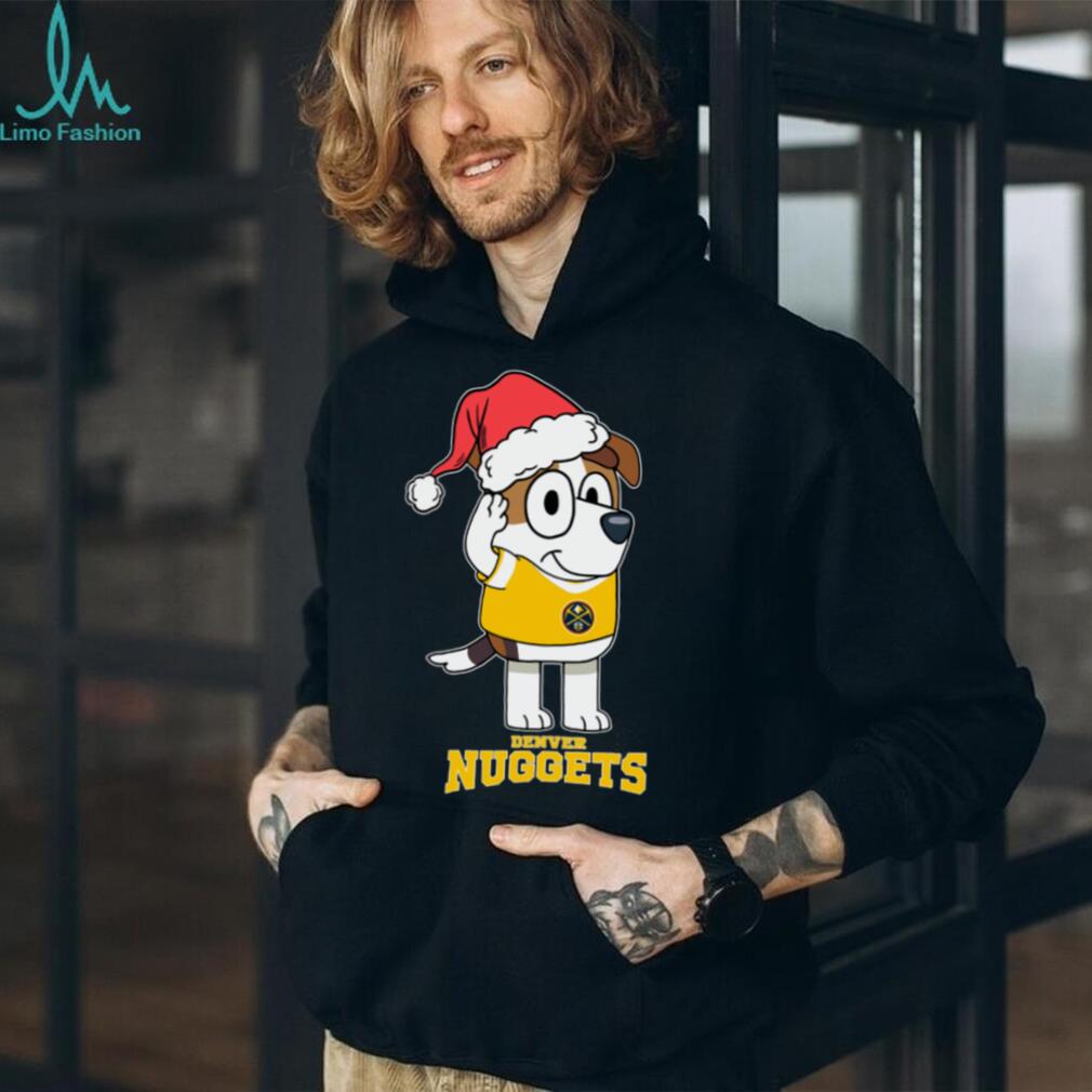 Denver Nuggets Bluey Jack Christmas Cute TShirt Denver Nuggets Bluey Jack Christmas Cute TShirt