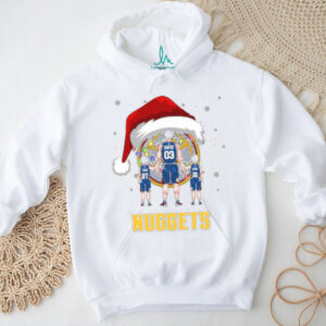Denver Nuggets Family Christmas Tee – Custom NBA Fan Shirt – Personalized Holiday Gift for Dad with Name & Number Game Day Style