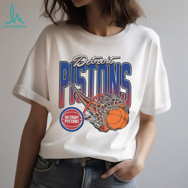 Detroit Pistons Red On Fire Short Sleeve Fashion T Shirt