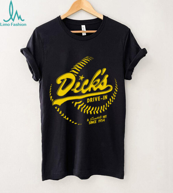 Dick’s Drive In Merch Throwback Legends Seattle Baseball Shirt
