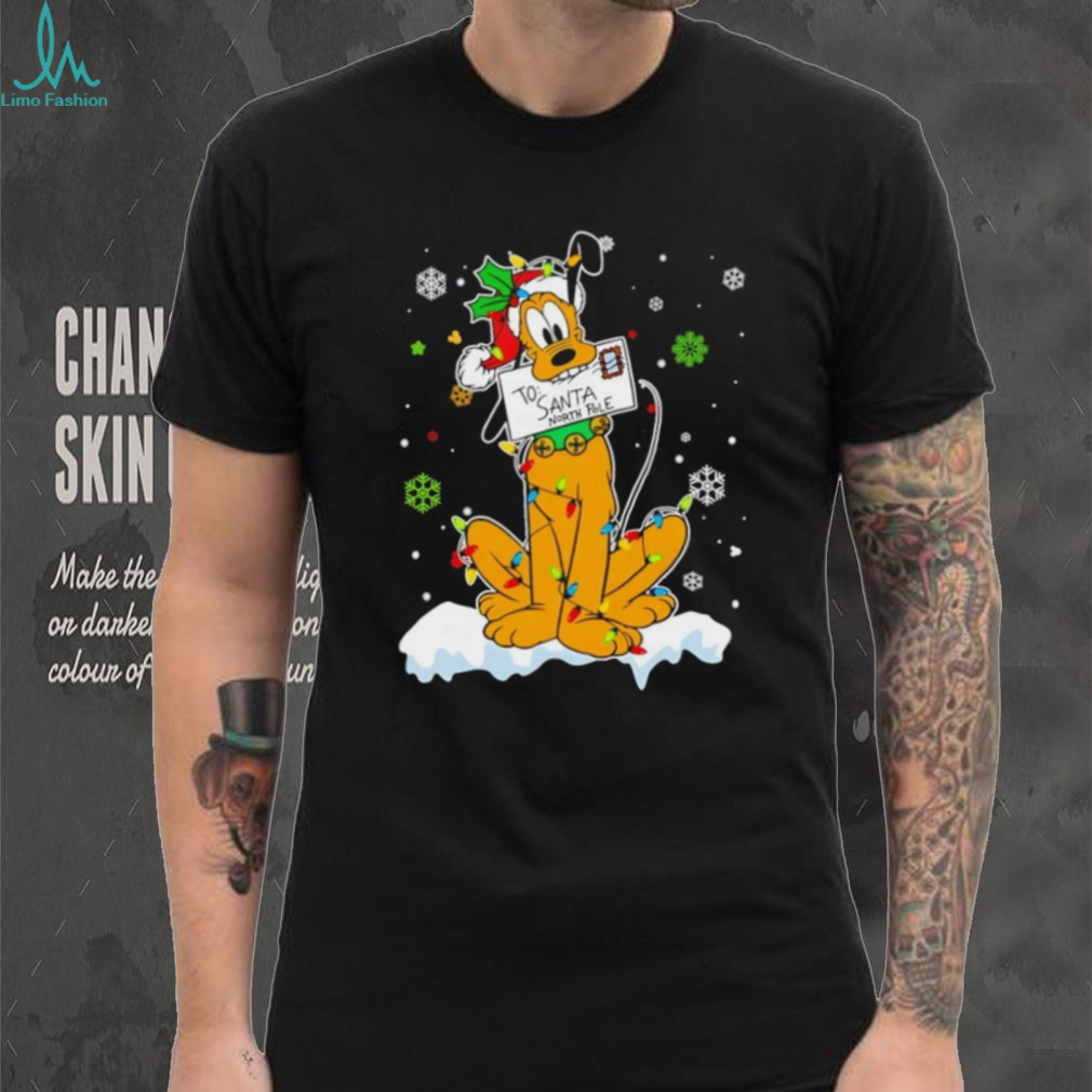 Disney Pluto Dog Christmas Lights Snowflake shirt Disney Pluto Dog Christmas Lights Snowflake shirt