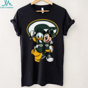 Disney Team Green Bay Packers Mickey & Donald Shirt
