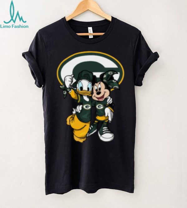 Disney Team Green Bay Packers Mickey & Donald Shirt