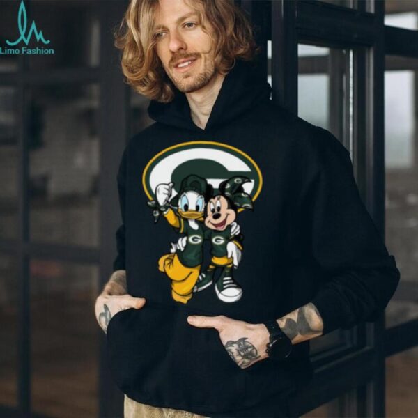 Disney Team Green Bay Packers Mickey & Donald Shirt