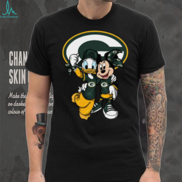 Disney Team Green Bay Packers Mickey & Donald Shirt
