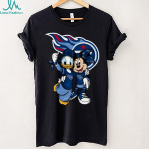 Disney Tennessee Titans Tee featuring Donald Duck and Minnie Mouse