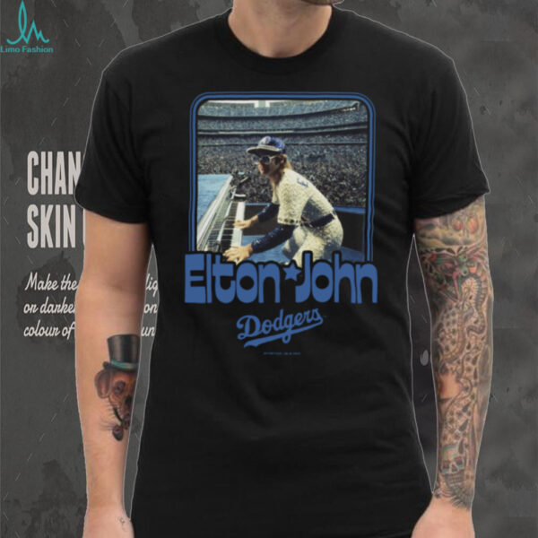 Dodger Merch Center Field Elton John X Dodger Stadium Duke T Shirt