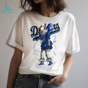 Dodgers Halloween Horror Pennywise Shirt