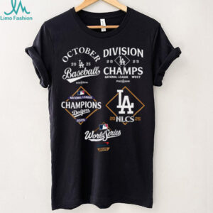 Dodgers National League Champions 2025 Division October Baseball Team shirt