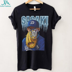 Dodgers Roki Sasaki Ice Anime T Shirt