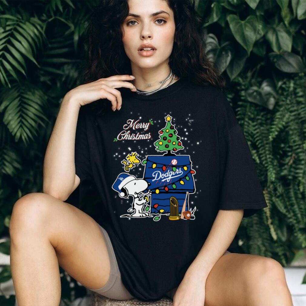 Dodgers Shop Merry Christmas With Snoopy Baby Los Angeles Dodgers T Shirt Dodgers Shop Merry Christmas With Snoopy Baby Los Angeles Dodgers T Shirt