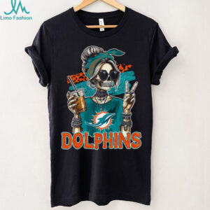 Dolphins Fan Skeleton Vibe Tee