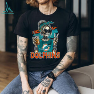 Dolphins Fan Skeleton Vibe Tee