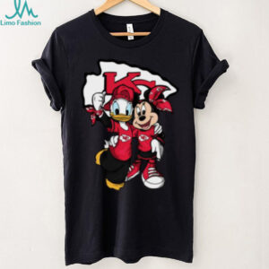 Donald and Minnie Mouse Chiefs Fan Shirt