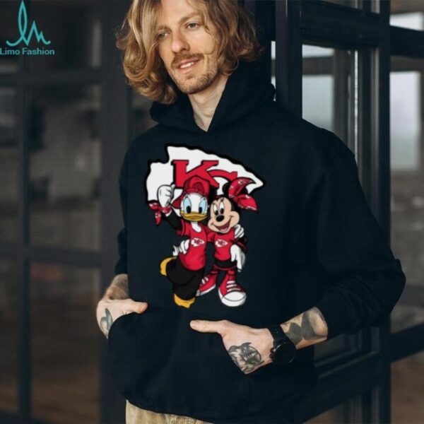 Donald and Minnie Mouse Chiefs Fan Shirt