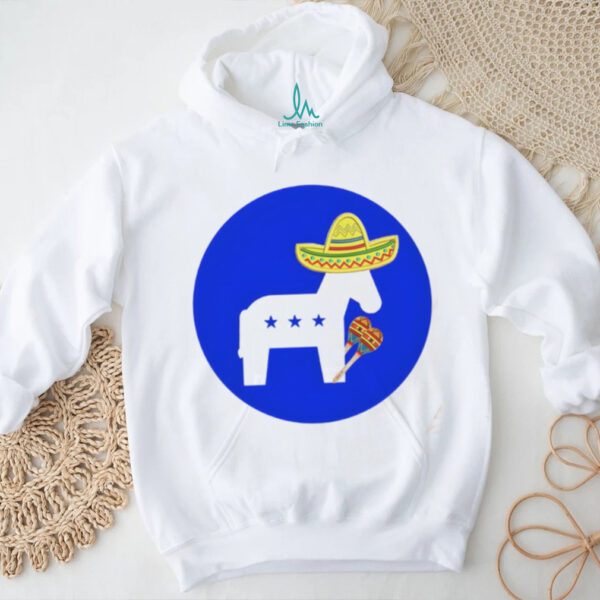 Donkey Republic Wearing Mexican Hat Cinco De Mayo shirt
