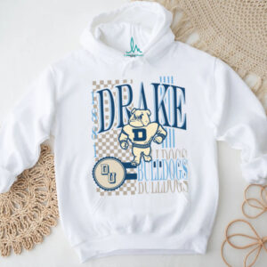 Drake Bulldogs Ivory 90s Print Collage T Shirt