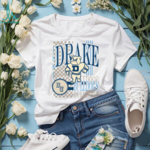 Drake Bulldogs Ivory 90s Print Collage T Shirt