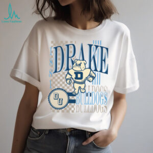 Drake Bulldogs Ivory 90s Print Collage T Shirt