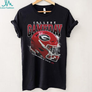 ESPN College Gameday Georgia Bulldogs Football Helmet TShirt