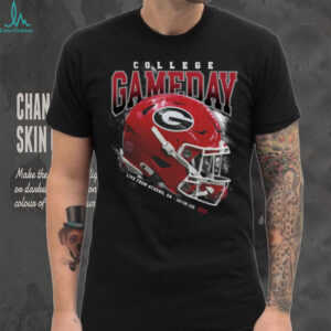 ESPN College Gameday Georgia Bulldogs Football Helmet TShirt