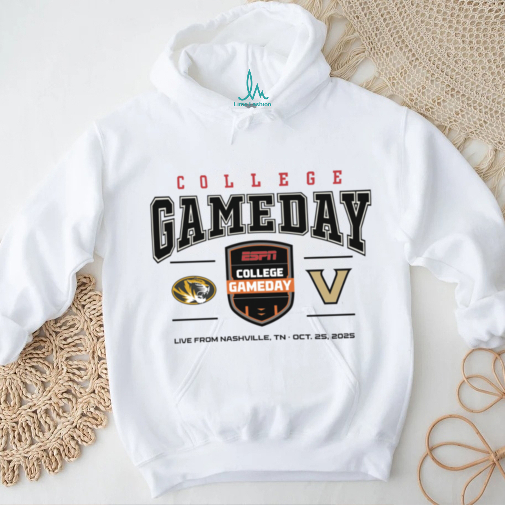 ESPN College Gameday Missouri Tigers Vs Vanderbilt Commodores Logo Shirt ESPN College Gameday Missouri Tigers Vs Vanderbilt Commodores Logo Shirt