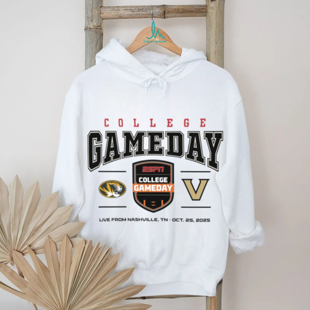 ESPN College Gameday Missouri Tigers Vs Vanderbilt Commodores Logo Shirt ESPN College Gameday Missouri Tigers Vs Vanderbilt Commodores Logo Shirt