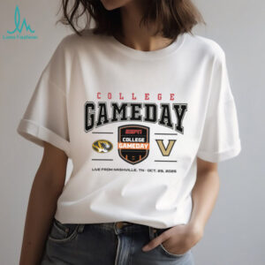 ESPN College Gameday Missouri Tigers Vs Vanderbilt Commodores Logo Shirt