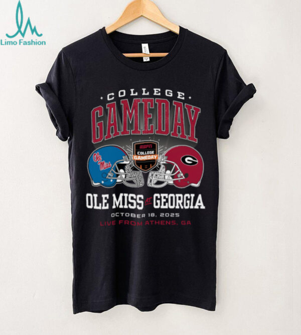 ESPN Merch College Gameday Ole Miss vs Georgia T Shirt