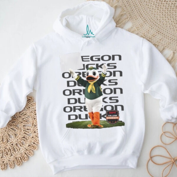 ESPN Merch Oregon Ducks Football College GameDay Sign 2025 Mascot T Shirt