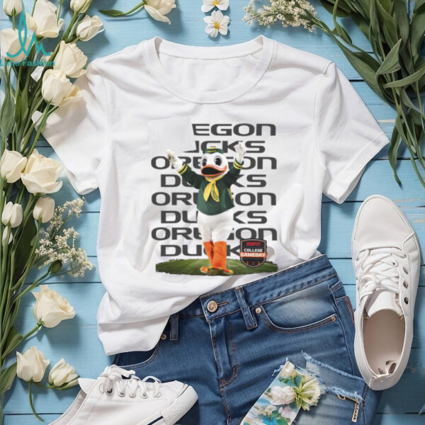 ESPN Merch Oregon Ducks Football College GameDay Sign 2025 Mascot T Shirt