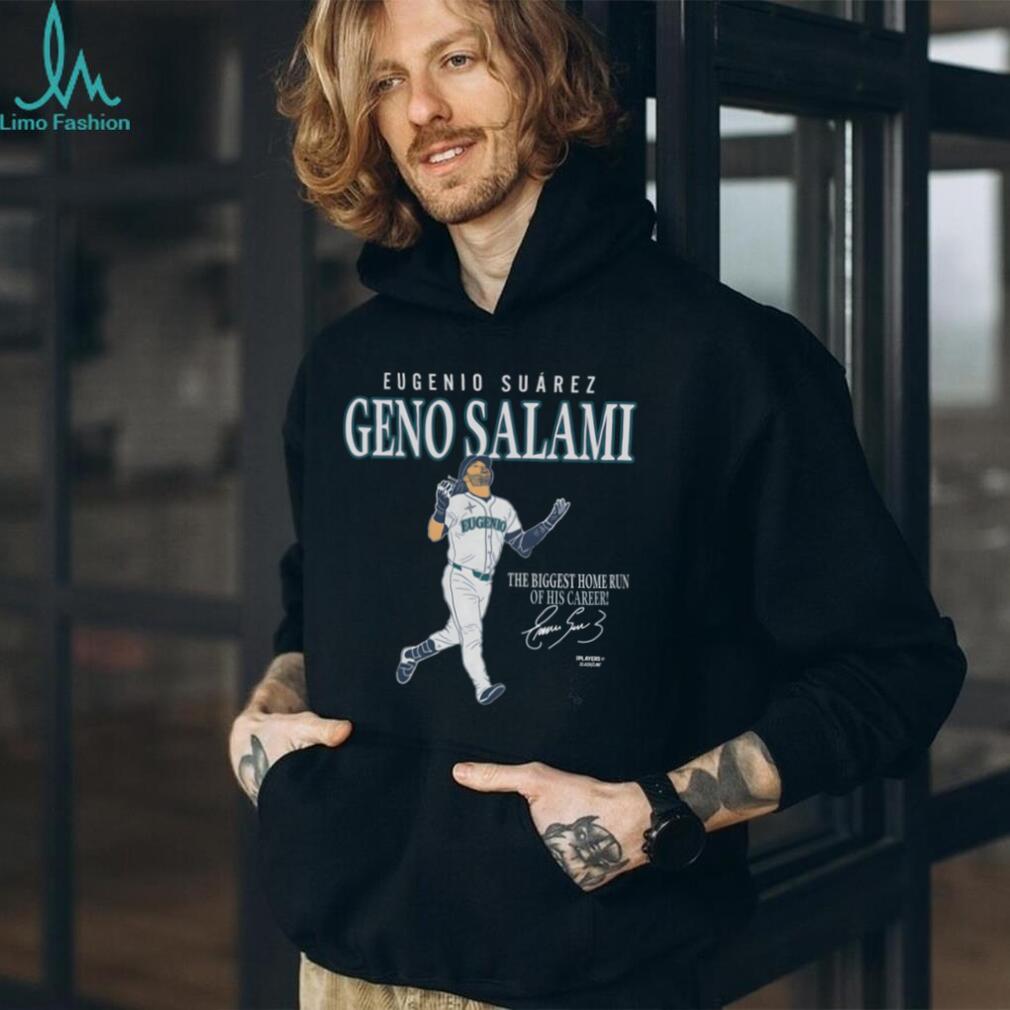 Eugenio Suárez Geno Salami Biggest Home Run Baseball Shirt Eugenio Suárez Geno Salami Biggest Home Run Baseball Shirt
