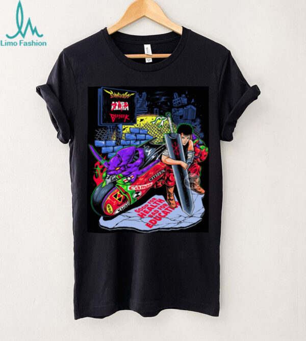 Evangelion x Akira x Berserk The Ultimate Crossove shirt