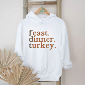FDT Feast dinner turkey Minimalist Pro Immigrant Thanksgiving shirt
